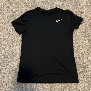 Black Nike dri-fit short sleeve shirt